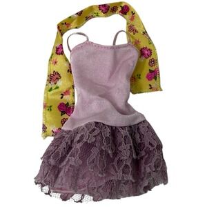 Barbie Doll Fashion Fever My Scene Lace Ruffle Dress Outfit Rare